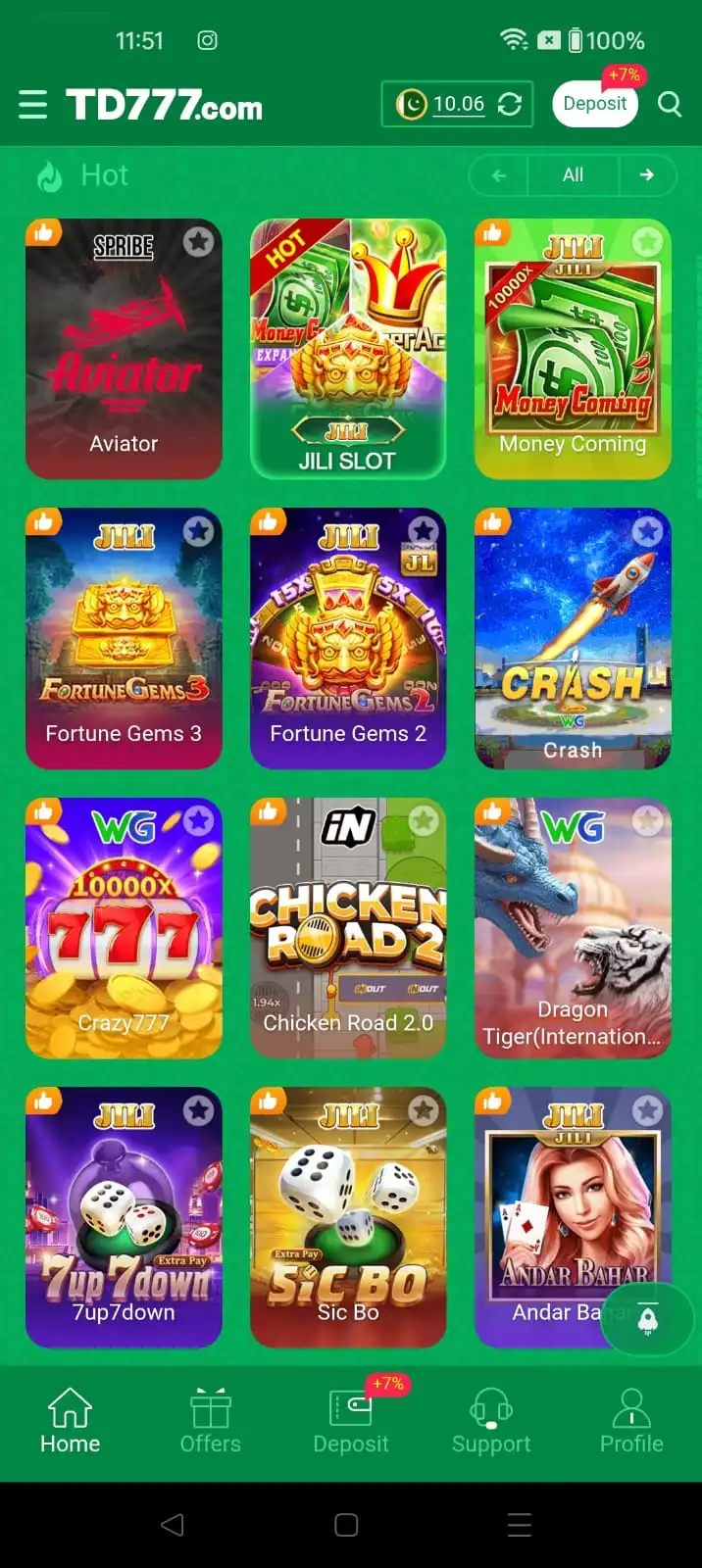 TD777 Game real time screenshot 3