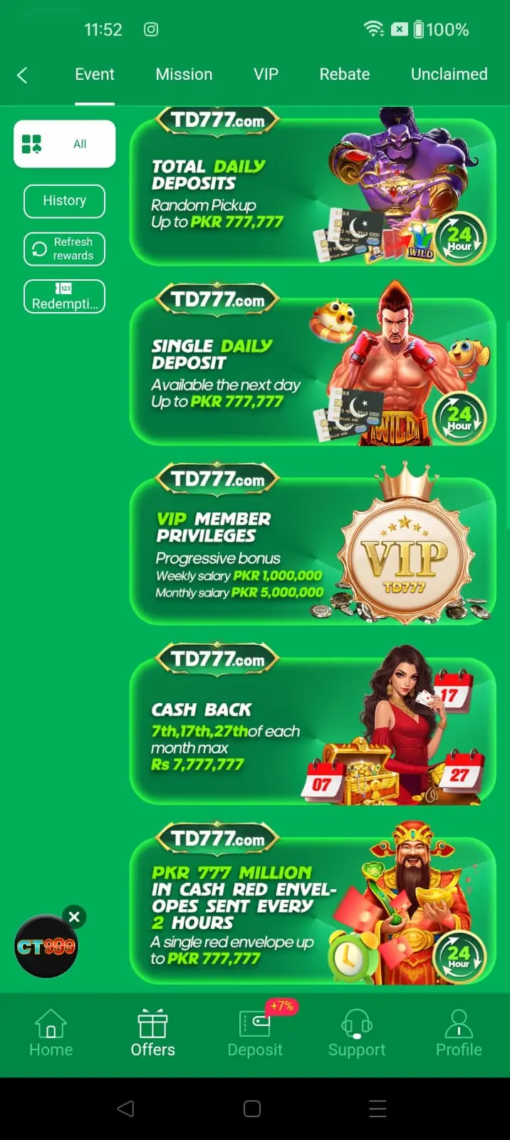 TD777 Game real time screenshot 4