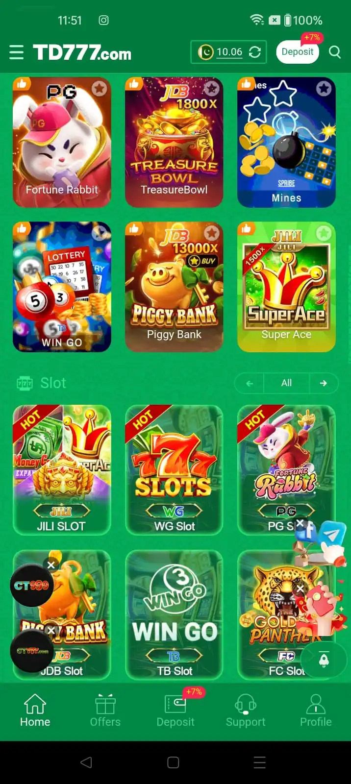 TD777 Game real time screenshot 6